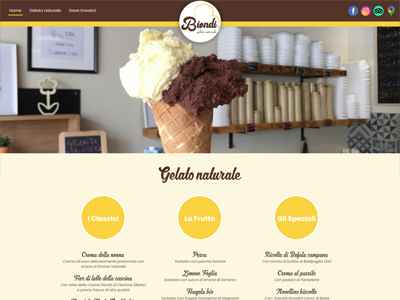 Realizzazione sito web gelateria biella  Realizzazione sito web gelateria biella