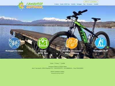 Realizzazione sito web noleggio e-bikes, tour guidati, accessori bici trekking  Realizzazione sito web noleggio e-bikes, tour guidati, accessori bici trekking