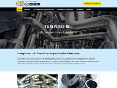 Realizzazione sito web tubi flessibili  Realizzazione sito web tubi flessibili