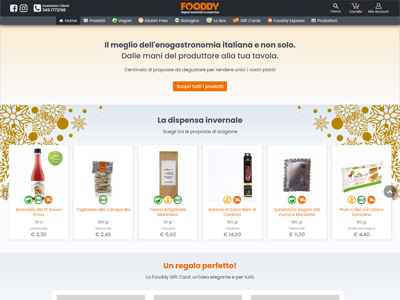 Realizzazione sito web vendita alimentari online  Realizzazione sito web vendita alimentari online