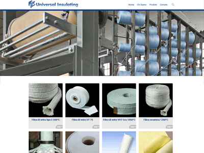 Realizzazione sito web tessili tecnici per isolamento ad alte temperature  Realizzazione sito web tessili tecnici per isolamento ad alte temperature